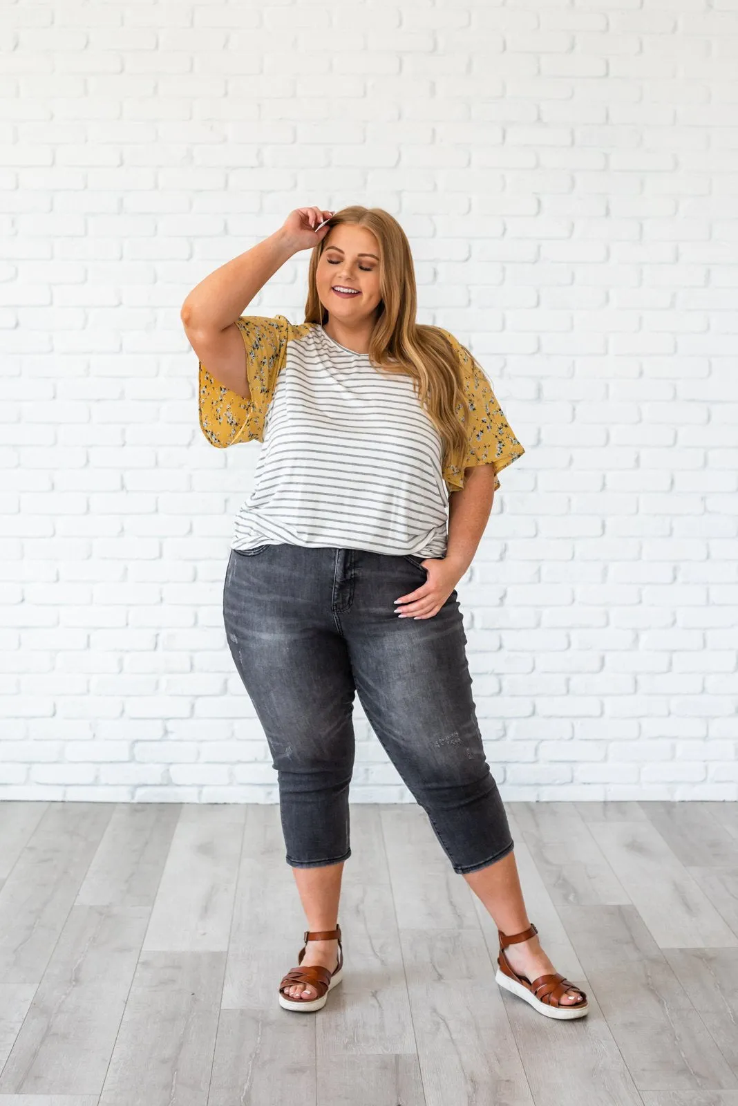 Alright With Me Capri Jeans