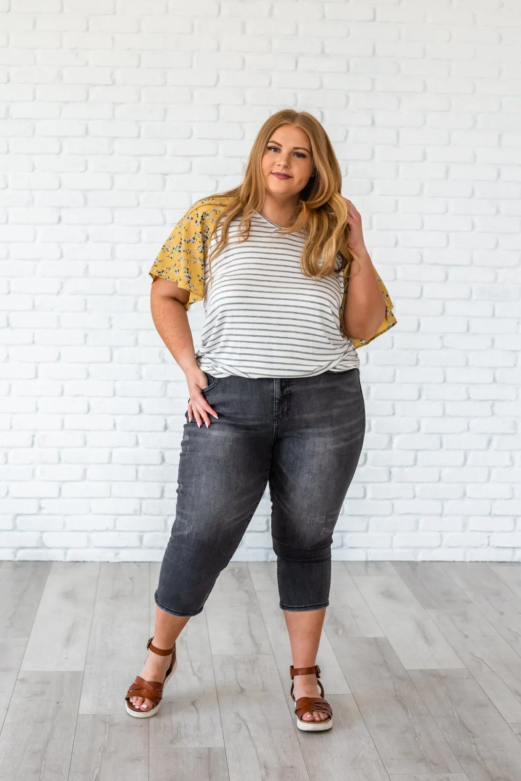 Alright With Me Capri Jeans