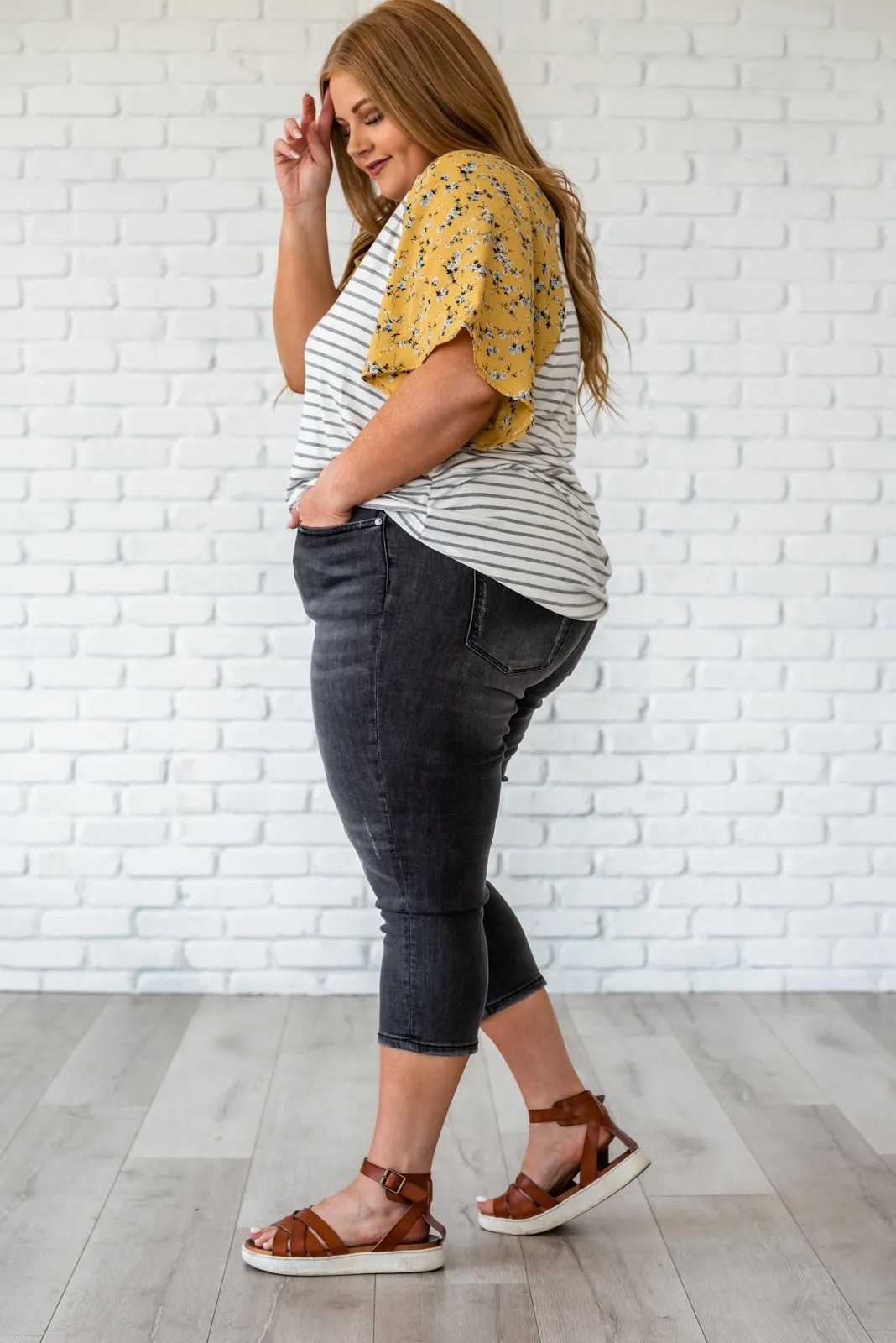 Alright With Me Capri Jeans