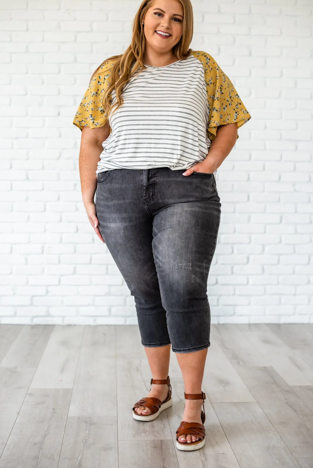 Alright With Me Capri Jeans
