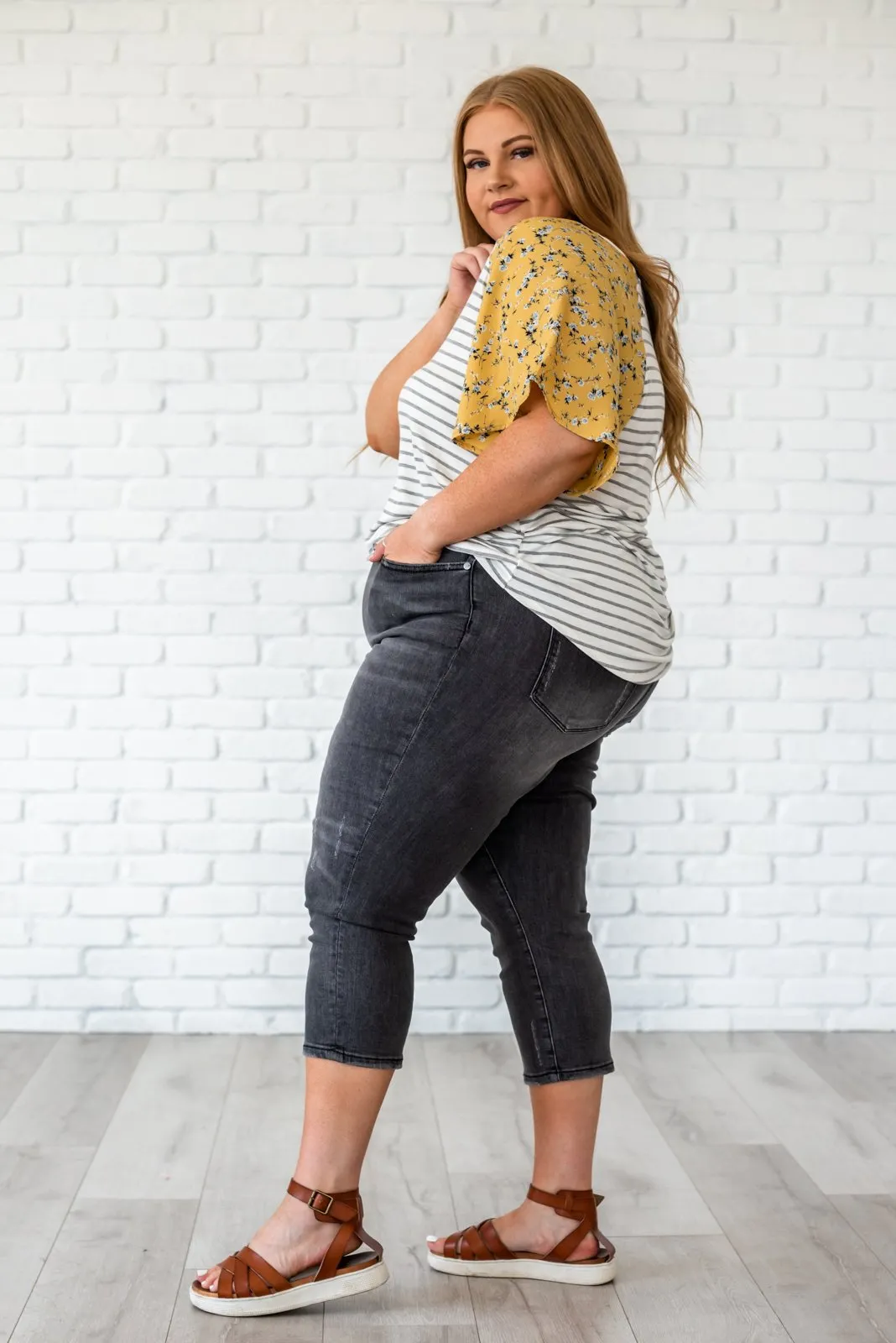Alright With Me Capri Jeans
