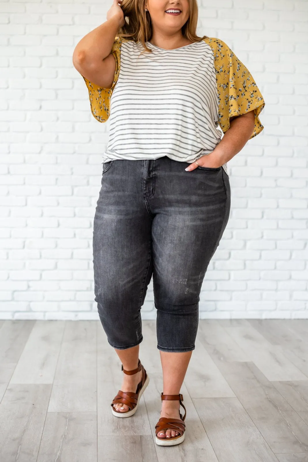 Alright With Me Capri Jeans