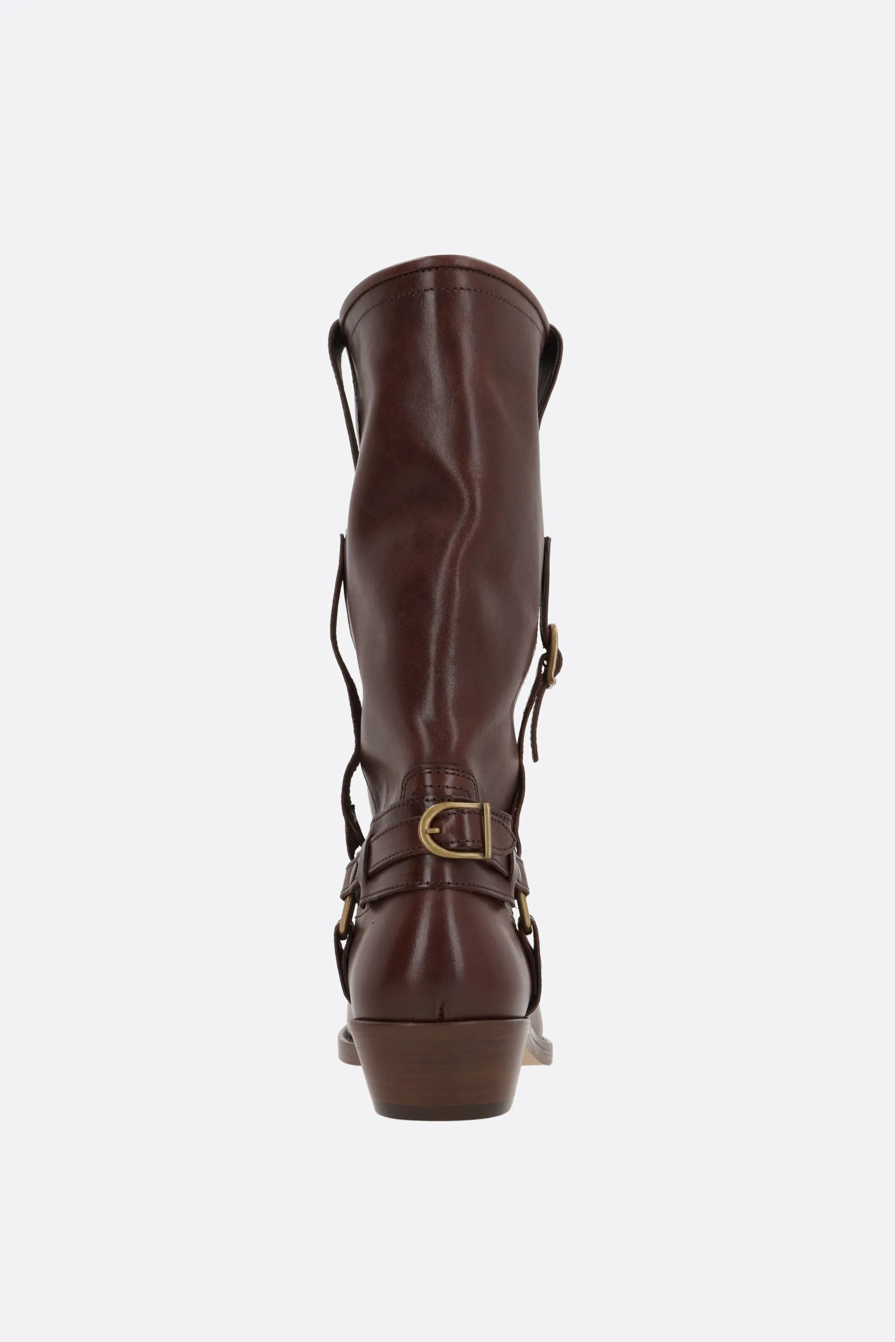 Heiko Studded Leather Boots