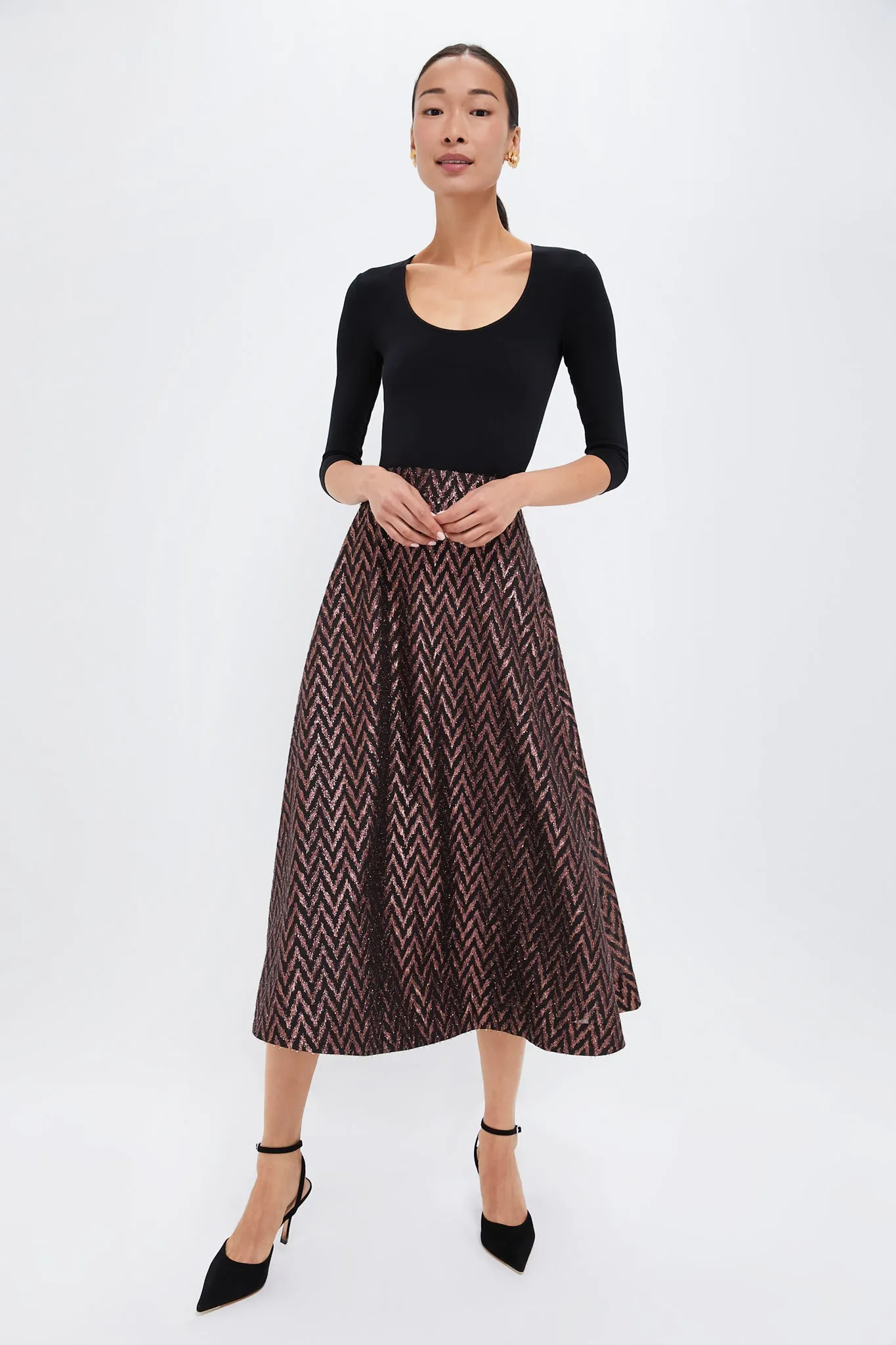Metallic Ikat Sierra Skirt