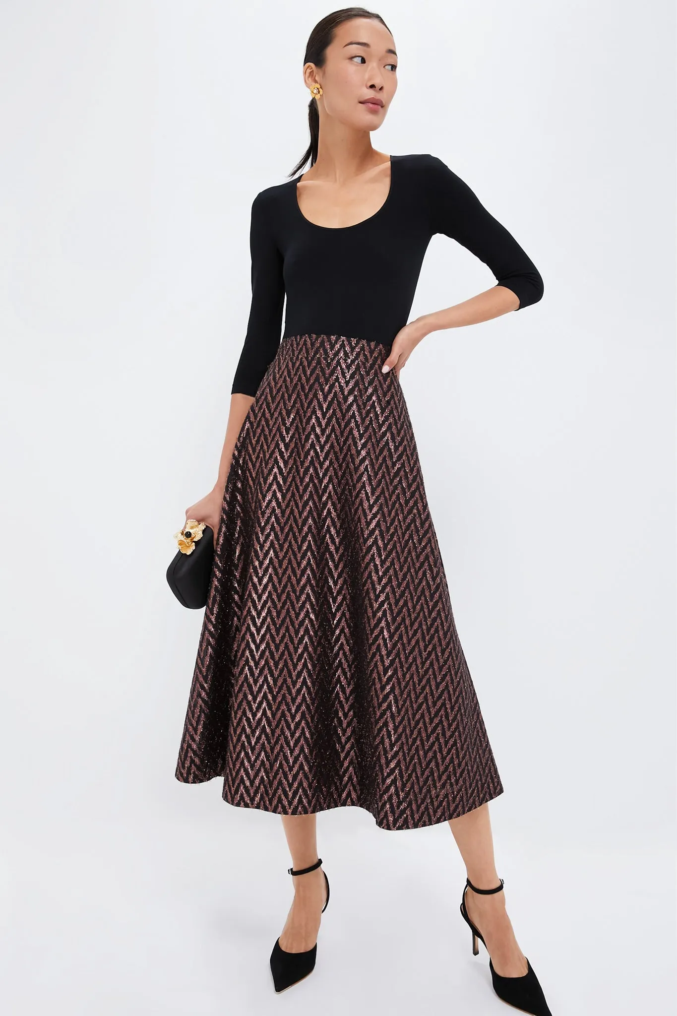 Metallic Ikat Sierra Skirt