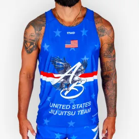 The USA Jiu Jitsu Team Training Tank - Blue