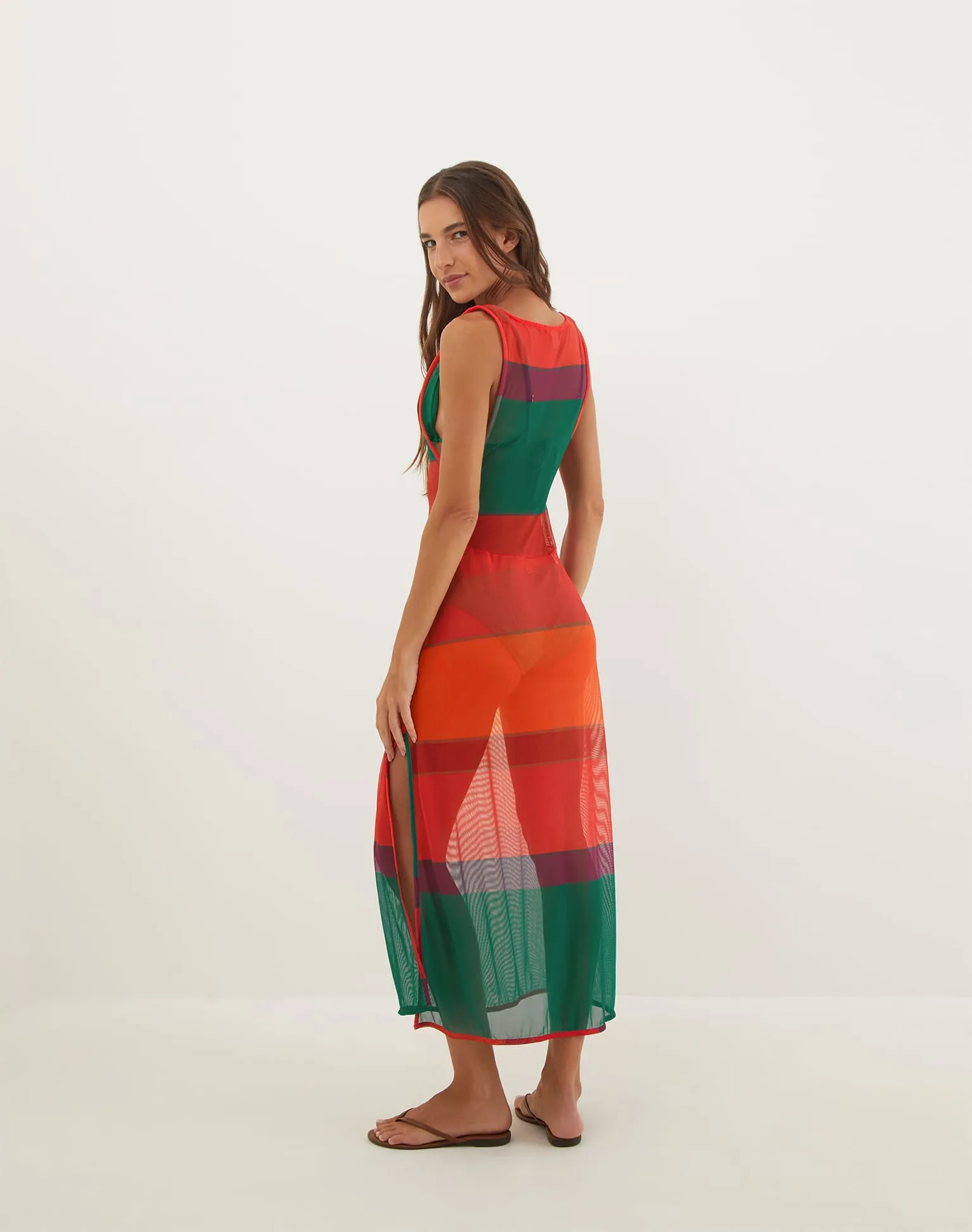 Twist Long Cover Up - Heatwave