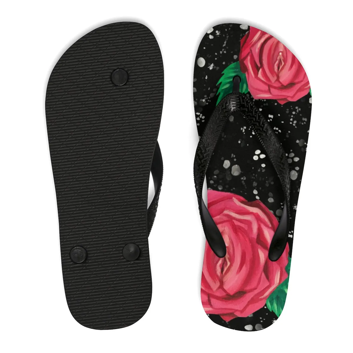 Unisex Flip Flops / Slippers - Vagina Roses