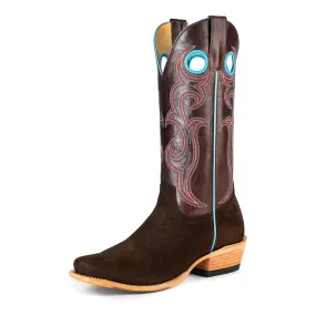 Women's Macie Bean Chocolate Suede with Bone Explosion Top M9509